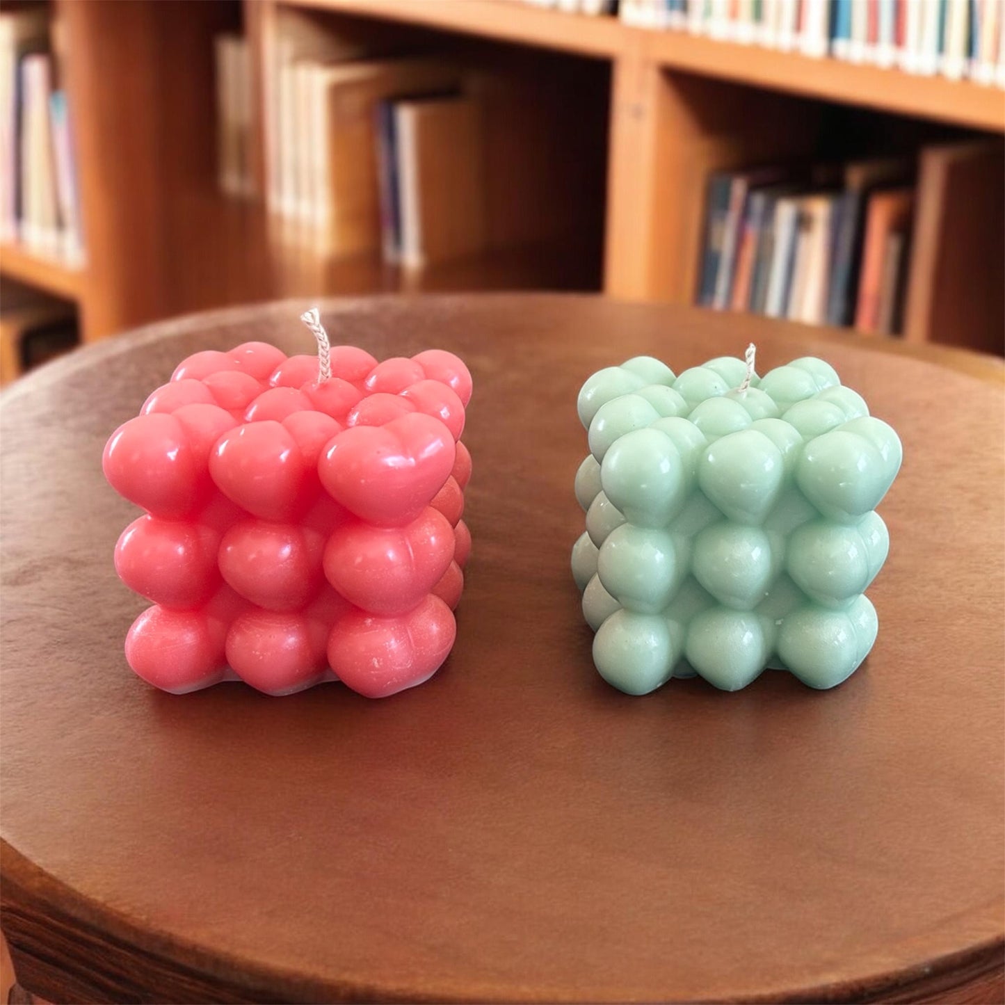 Bubble Cube Candle | Handmade Decorative Candle Canada