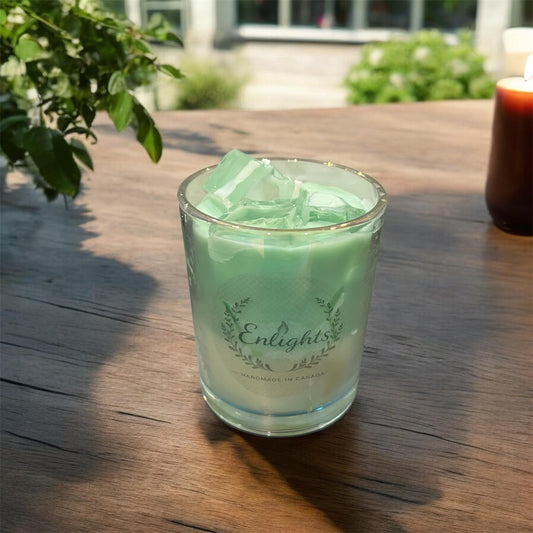 Matcha Icy Drink Candle Handmade Candle Canada